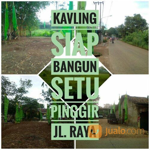 Tanah Syariah Di Pinggir Jln Raya Setu, Cuma 1 Menit Dari Pasar Serang