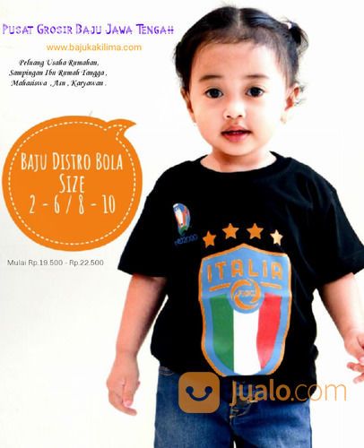 Baju Distro Anak Perempuan Bola Euro Eropa 2021 2020 Sulawesi Utara