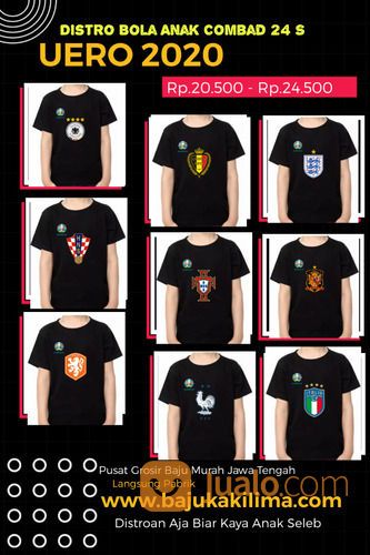 Baju Distro Anak Perempuan Bola Euro Eropa 2021 2020 Sulawesi Utara