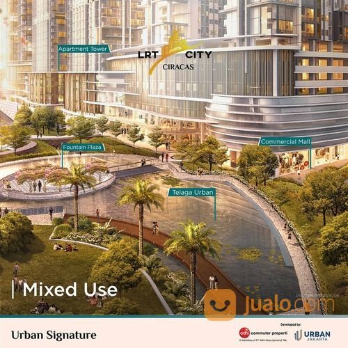 Apartemen LRT Ciracas Hunian Berkelas Nempel Dengan Stasiun LRT