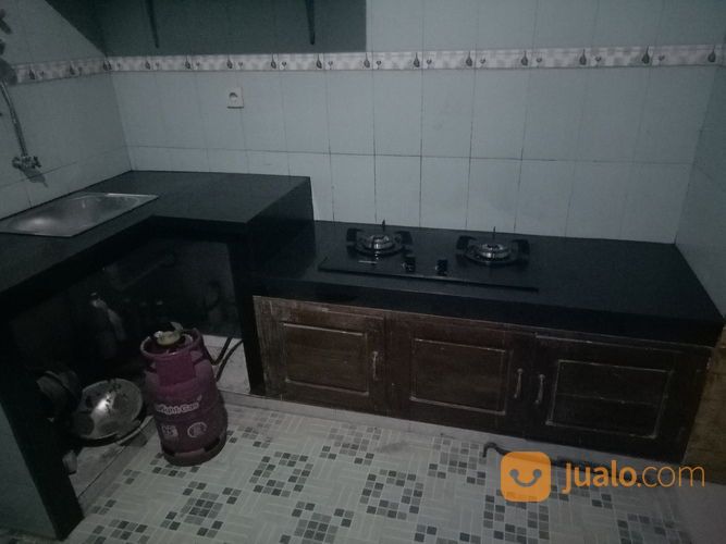 Meja Granit Hitam Polos Untuk Kictenset