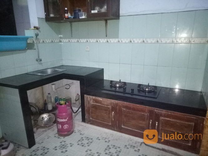 Meja Granit Hitam Polos Untuk Kictenset