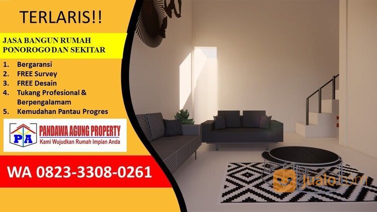 Harga Borong Bangunan Per Meter Persegi Di Ponorogo, PANDAWA AGUNG PROPERTY