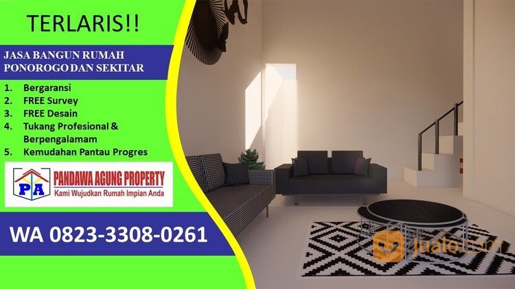 Harga Borong Bangunan Per Meter Persegi Di Ponorogo, PANDAWA AGUNG PROPERTY