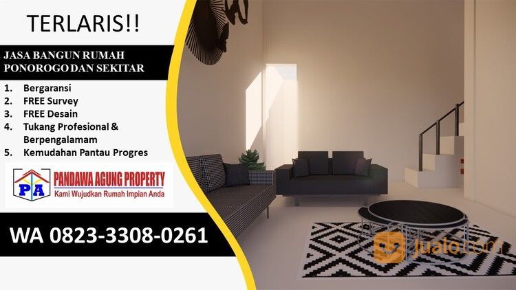 Harga Borong Bangunan Per Meter Persegi Di Ponorogo, PANDAWA AGUNG PROPERTY