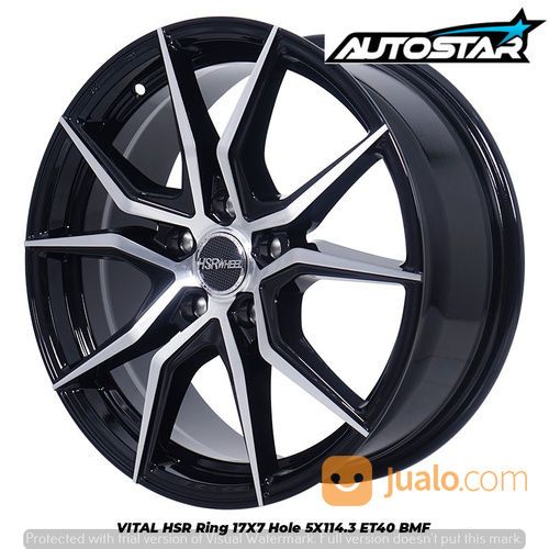 VELG MOBIL SUZUKI ERTIGA RING 17 LEBAR 7 PCD 5X114,3 ET40 BMF