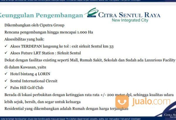 Rumah Babakan Madang, Bogor 648 Juta LT: 60m 1 Lantai