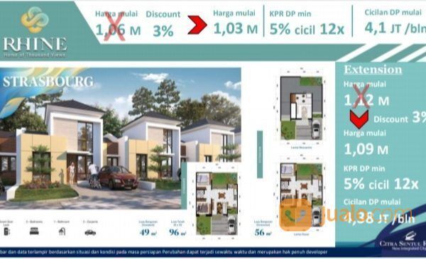 Rumah Babakan Madang, Bogor 648 Juta LT: 60m 1 Lantai