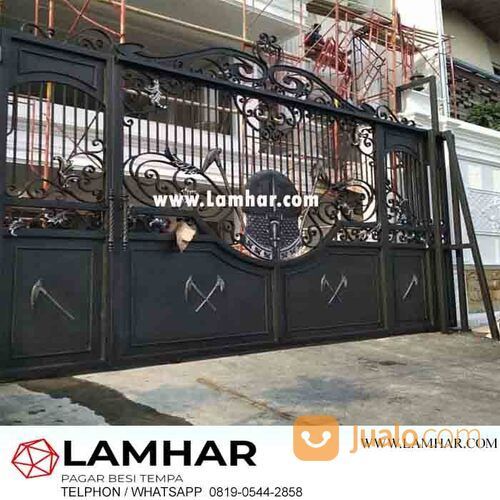 PAGAR BESI TEMPA MINIMALIS MODERN