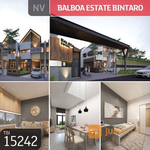 Rumah Balboa Estate, Bintaro, Brand New, 6x15.2m, 2 Lt, SHM