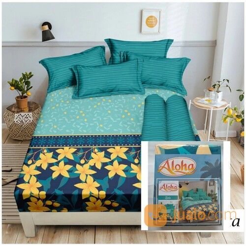 Sprei Aloha By Lady Rose Ukuran 180x200 Motif Zieta