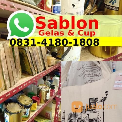 Bikin Sablon Gelas Plastik