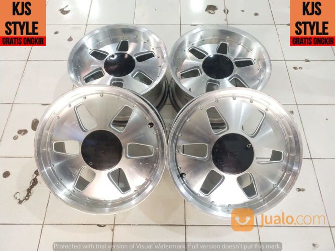 Pelek Seken Mae R17+Ban 205 45 R17 Pcd 10x100/114,3 Lebar 7,5/8,5 ET 38/35