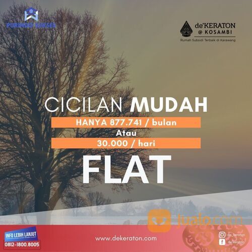 Perumahan De Keraton Di Kosambi Perumahan Subsidi Terbaik Di Karawang Rumah Murah