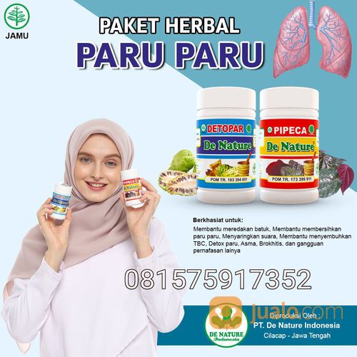 Obat Herbal Paru Paru - Batuk Asma Sesak Nafas Tbc Paling Ampuh Di Apotik De Nature