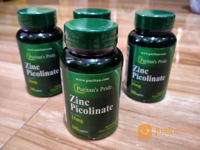 Puritan's Pride Zinc Picolinate 25 Mg 100 Kaplet Puritan Zinc 25mg Original