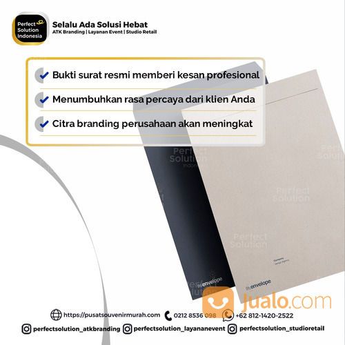 Amplop Perusahaan 100gr Ukuran B5 Custom Design