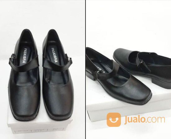 SEPATU PDH CEWEK WANITA / Sepatu Pantofel Paskibra Wanita Dinas POLRI KOWAD / SEPATU ANAK SEKOLAH