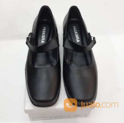 SEPATU PDH CEWEK WANITA / Sepatu Pantofel Paskibra Wanita Dinas POLRI KOWAD / SEPATU ANAK SEKOLAH