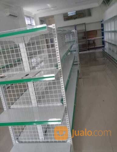Rak Supermarket/Rak Display /Rak Minimarket/Rak Toko/Rak Indomart Dan Alfamart DOUBLE T120 Cm