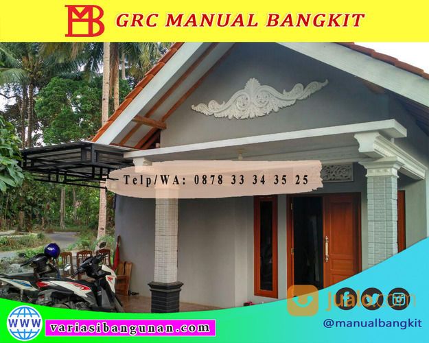 Variasi Ornamen Rumah Gunungan Bunga