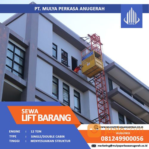 RENTAL - SEWA LIFT BARANG / LIFT PROYEK - PADANG