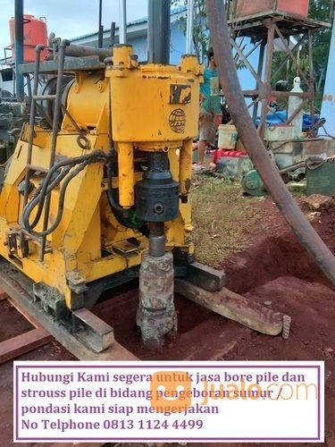 Jasa Borepile Dan Strouspile Diameter 30 Cm Di Koja Lagoa Rawa Badak Selatan