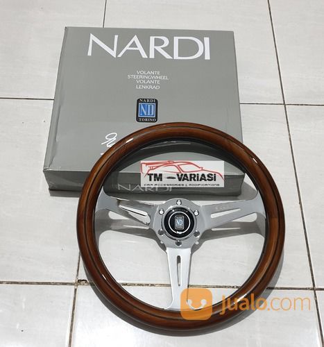 Stir Racing Nardi ND Kayu Real Wood Glossy Import 14 Inchi Replika