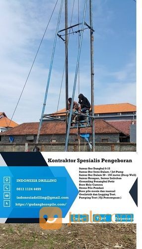 Jasa Borepile Dan Strouspile Diameter 30 Cm Di Karang Tengah Sentul Sumur Batu