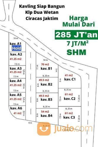 Tanah Di Ciracas 100 Meter Dari Jl. Raya PKP Ciracas