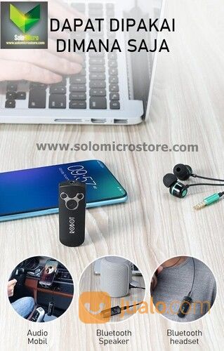 Robot RS10 Audio Receiver BT Bluetooth 5.0 Receiver AUX 3.5mm Stereo Termurah