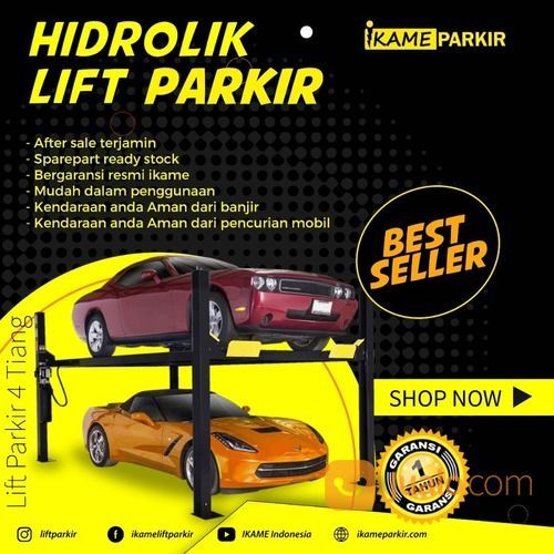 Hidrolik Lift Parkir Mobil IKAME Parkir Nya Para Sultan