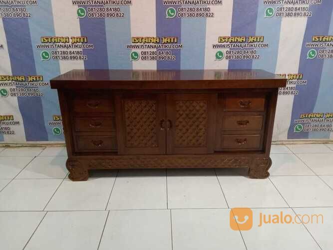 Bufet Madura Jepara Finishing Brown Jati288