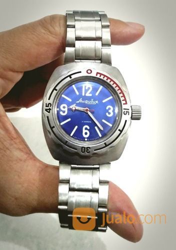Jam Diver Rusia Vostok Boctok Diver Super Mulus