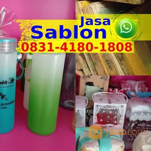 Jasa Sablon Plastik Mika