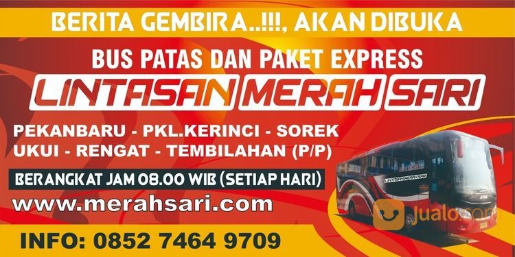 Ternyaman..!, Tiket Bus Dari Pekanbaru Ke Tembilahan , Lintasan Merah Sar