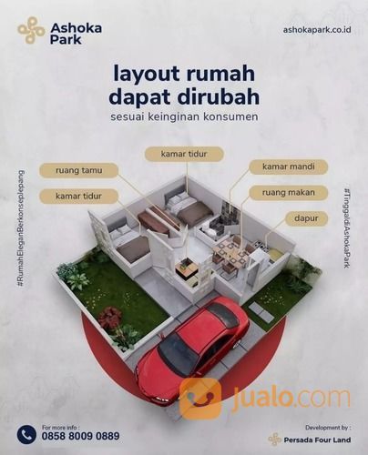RUMAH DP 5JT DI ASHOKA PARK GUNUNG SINDUR