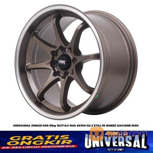 Velg HSR Hiroshima Ring 16 Type Ce28 R16 Untuk Estilo Freed Futura