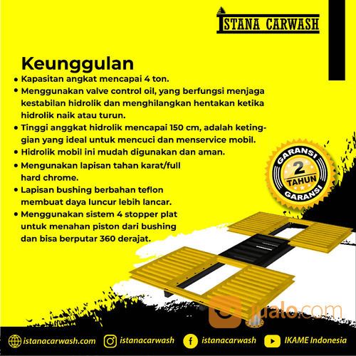 Hidrolik Cucian Mobil Rata Lantai