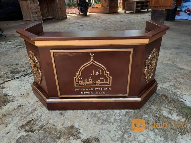 Meja Majlis Taklim Minimalis Kayu Jati