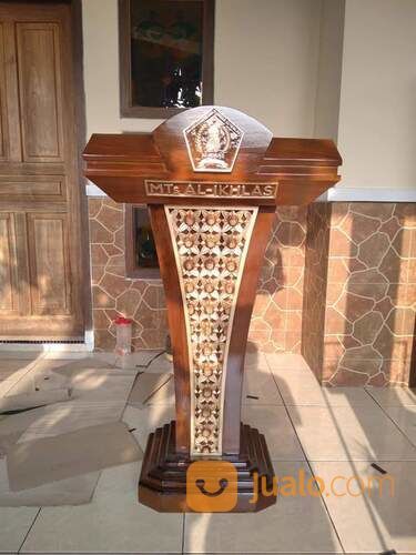 Podium Pidato Kantor Minimalis Jati