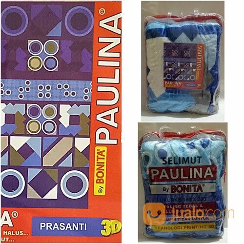 Selimut Paulina By Bonita Ukuran 160x200 Motif Prasanti