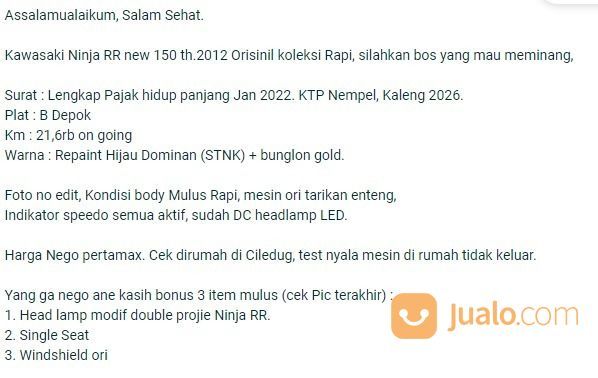 Kawasaki Ninja RR 150