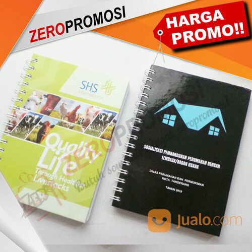 Notebook A5 Buku Agenda Planner Hard Cover Custom Logo