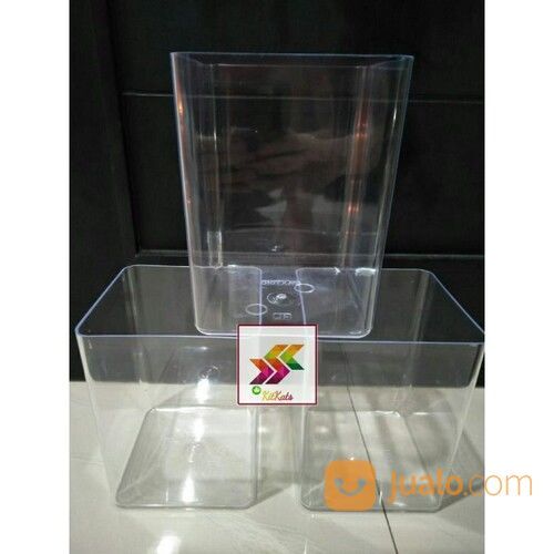 Toples Soliter Aquarium Ikan Cupang Acrylic PS 4 Ltr Malang