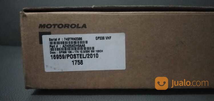 HT Motorola GP 338 VHF Original Istimewa