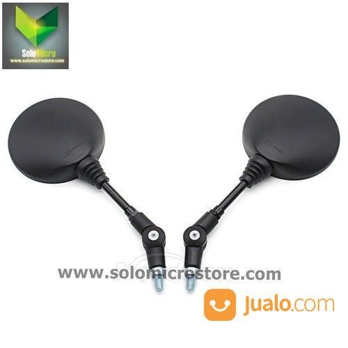 Kaca Spion Motor Retro Jadul Model Bulat Universal Matic Vespa Trail Termurah