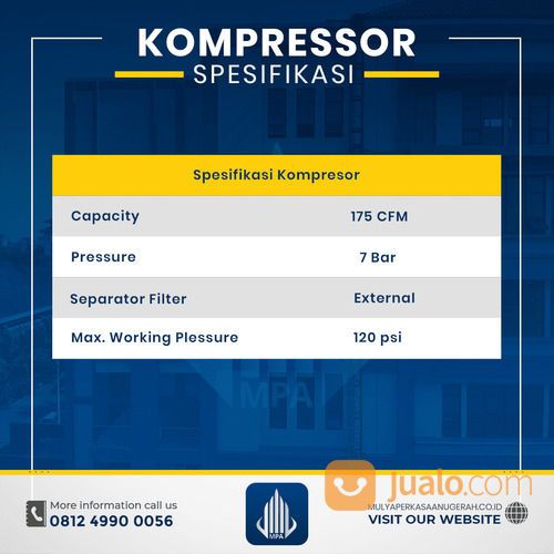 SEWA KOMPRESSOR SCREW - MAKASSAR