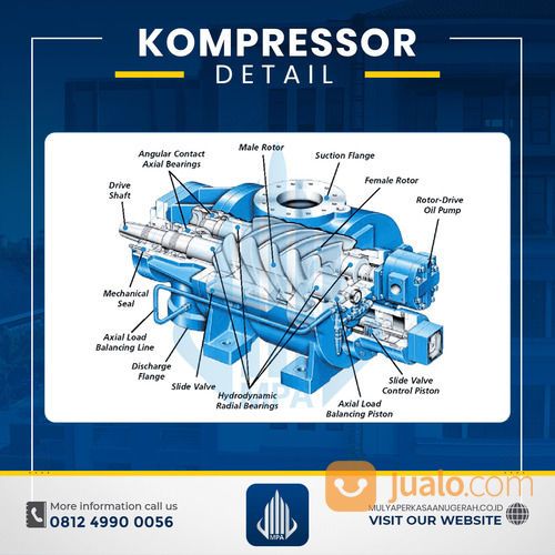 SEWA KOMPRESSOR SCREW - MAKASSAR