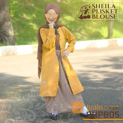 BAJU MUSLIM GAMIS ROK SET SETELAN TERUSAN ANAK PEREMPUAN LUCU SOLEHA 5 6 7 8 9 10 11 12 Tahun